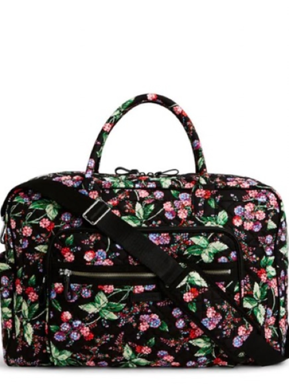 Vera Bradley Iconic Weekender Travel Bag Winter Berry